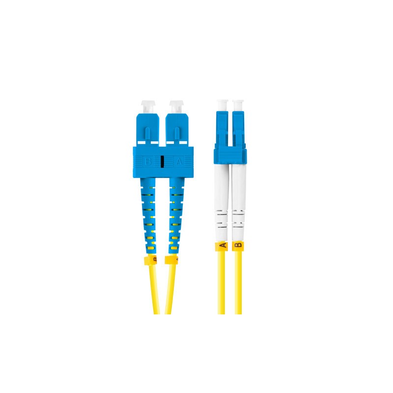 Buy Lanberg Fiber Patch Cord - SC, LC - UPC - SM - 9 125 - Duplex - LSZH - 2.0m in Cyprus, Nicosia, Limassol, Larnaka, Pafos