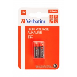 Buy Verbatim Alkaline 12V 23A - MN21 A23 - 2pcs Batteries in Cyprus, Nicosia, Limassol, Larnaka, Pafos