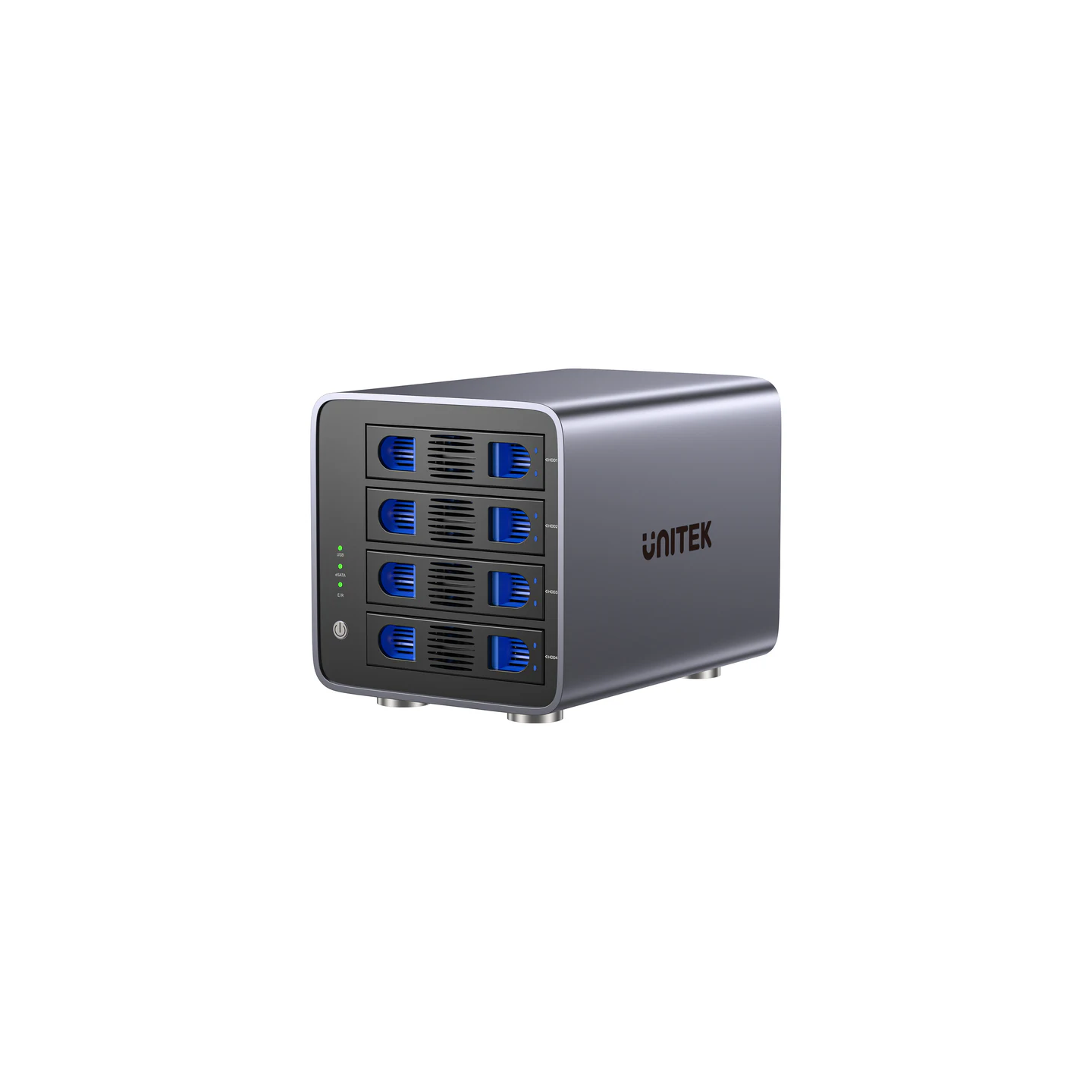 Unitek 4-Bay External SATA 2.5 3.5 HDD SSD Enclosure with RAID USB-A S1301A — Buy in Cyprus with Fast Delivery