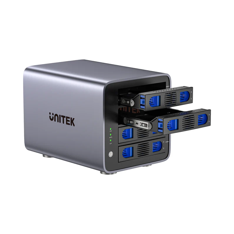 Buy Unitek 4-Bay External SATA 2.5 3.5 HDD SSD Enclosure with RAID USB-A S1301A in Cyprus, Nicosia, Limassol, Larnaka, Pafos