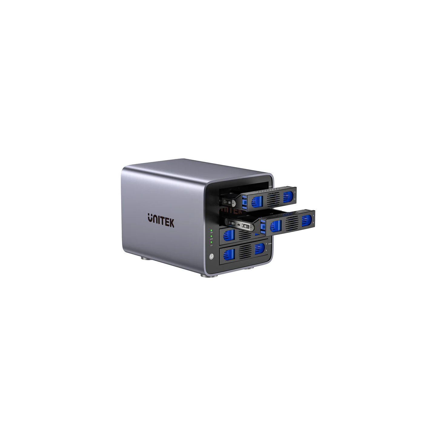 Unitek 4-Bay External SATA 2.5 3.5 HDD SSD Enclosure with RAID USB-A S1301A — Buy in Cyprus with Fast Delivery