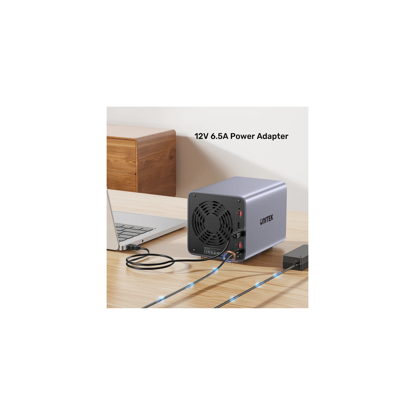 Unitek 4-Bay External SATA 2.5 3.5 HDD SSD Enclosure with RAID USB-A S1301A — Buy in Cyprus with Fast Delivery