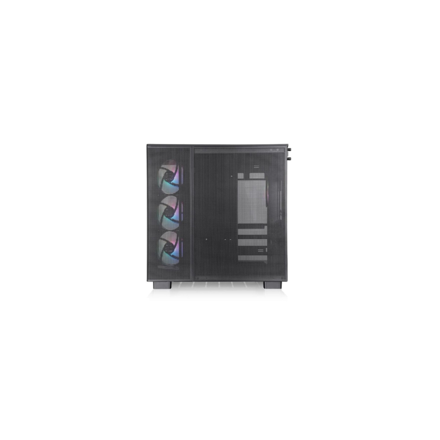 Thermaltake View 380 XL TG ARGB CA-1E7-00M1WN-00 - Mid Tower PC Case, Black, Tempered Glass, 4x ARGB Fans (Boxed)