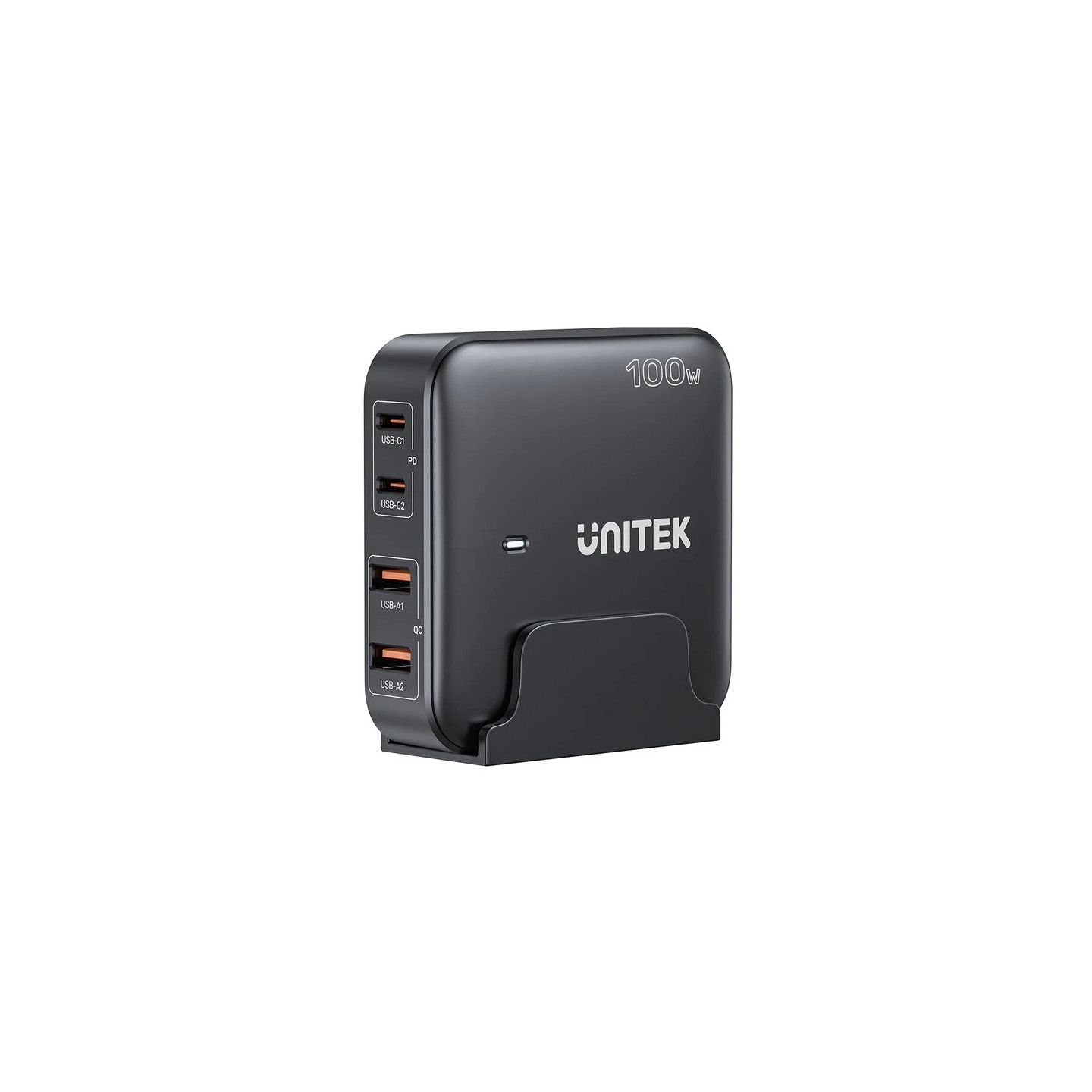 Unitek Charge Desktop - P1229ABK - 100W 4in1 GaN Charger Black — Buy in Cyprus with Fast Delivery