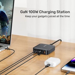 Buy Unitek Charge Desktop - P1229ABK - 100W 4in1 GaN Charger Black in Cyprus, Nicosia, Limassol, Larnaka, Pafos