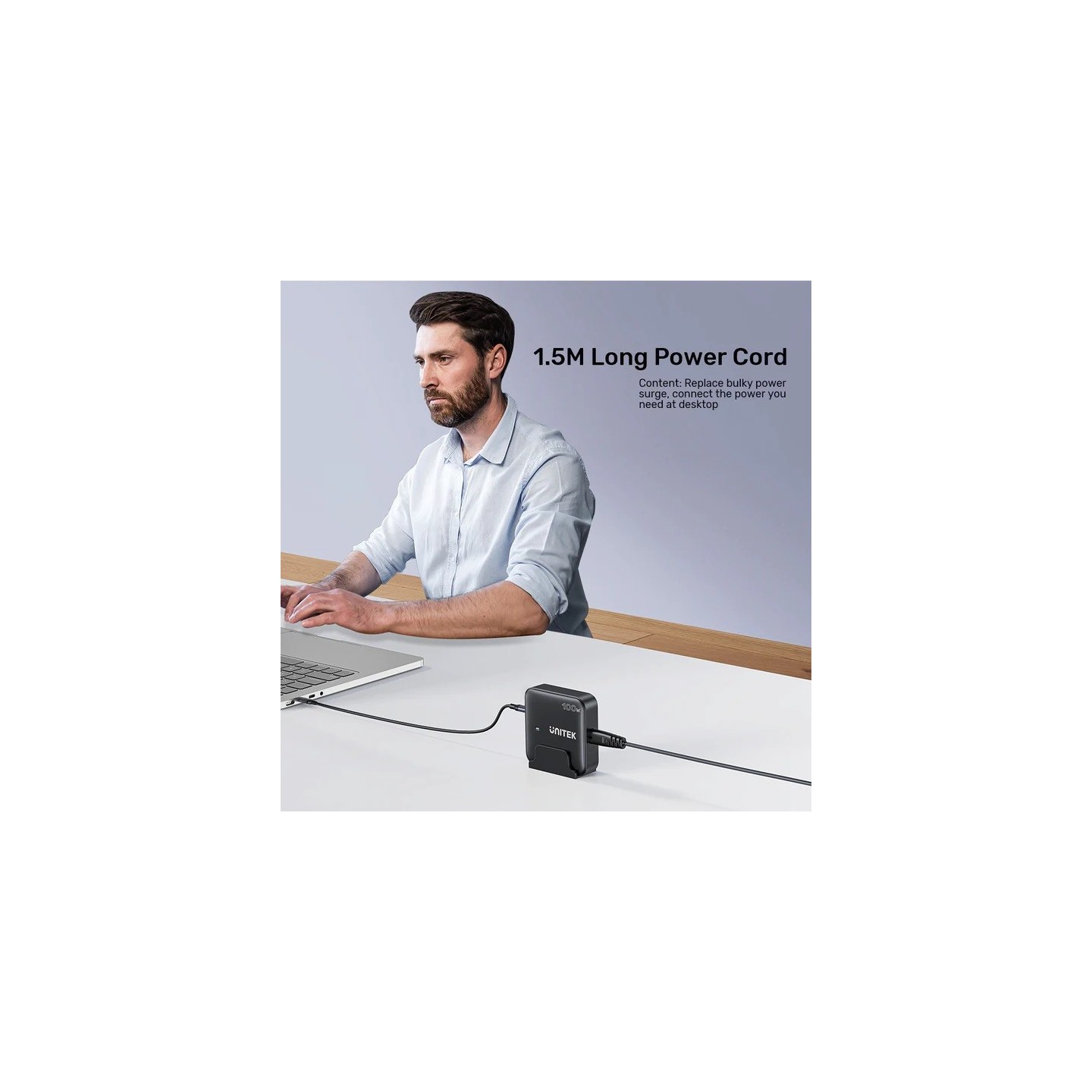 Unitek Charge Desktop - P1229ABK - 100W 4in1 GaN Charger Black — Buy in Cyprus with Fast Delivery