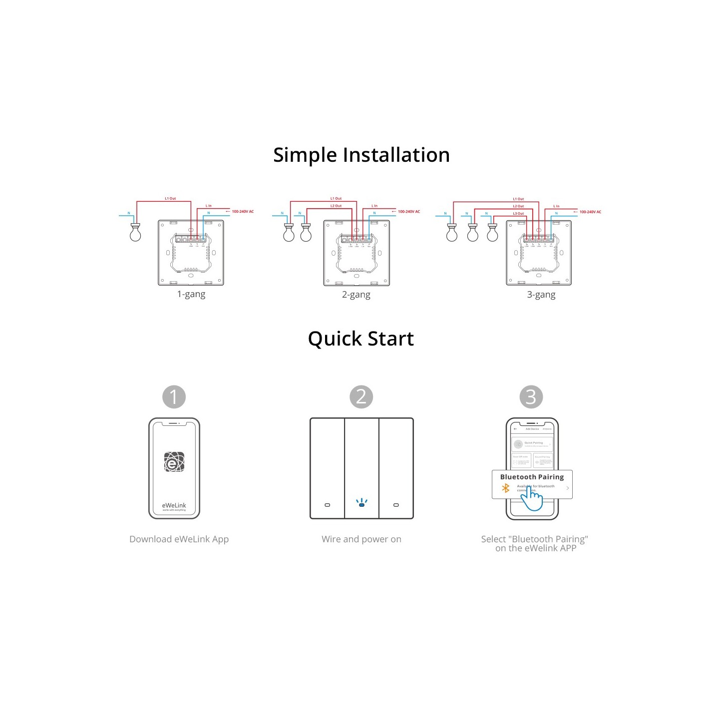 Sonoff - M5 UK 2C - 2 Buttons, WiFi, Smart Wall Mechanical Switch — Buy in Cyprus with Fast Delivery