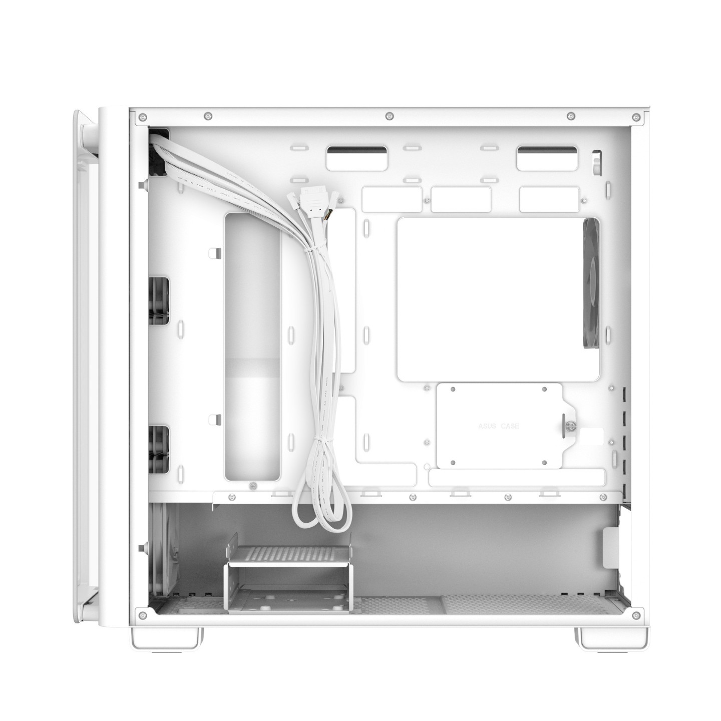 ASUS A23 PLUS micro-ATX Tempered Glass 4xARGB Fans White (Boxed) — Buy in Cyprus with Fast Delivery