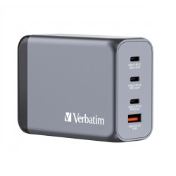 Buy Verbatim GaN Charger - GNC-240 - 4 Port 240W USB A C (EU UK US) in Cyprus, Nicosia, Limassol, Larnaka, Pafos