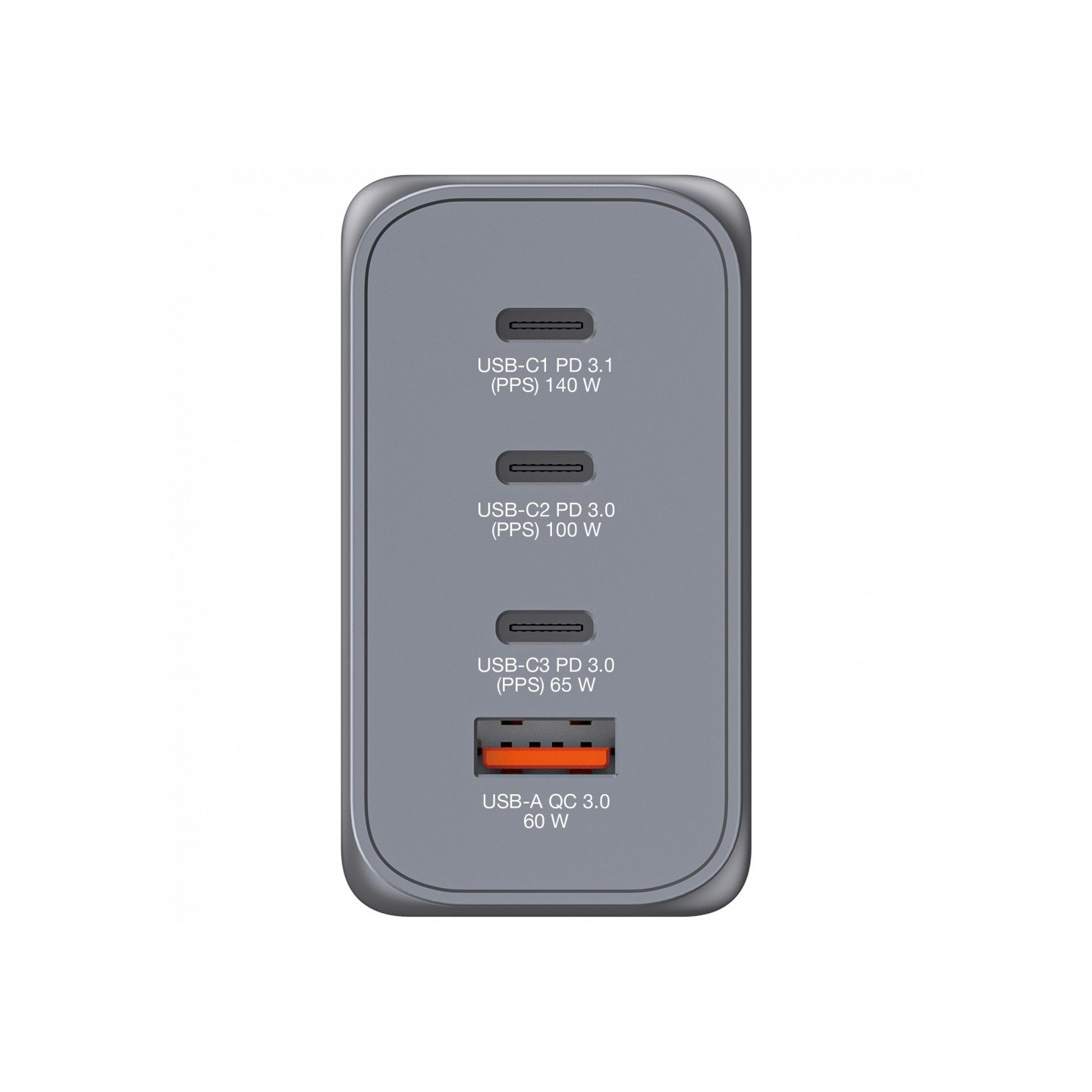 Verbatim GaN Charger - GNC-240 - 4 Port 240W USB A C (EU UK US) — Buy in Cyprus with Fast Delivery