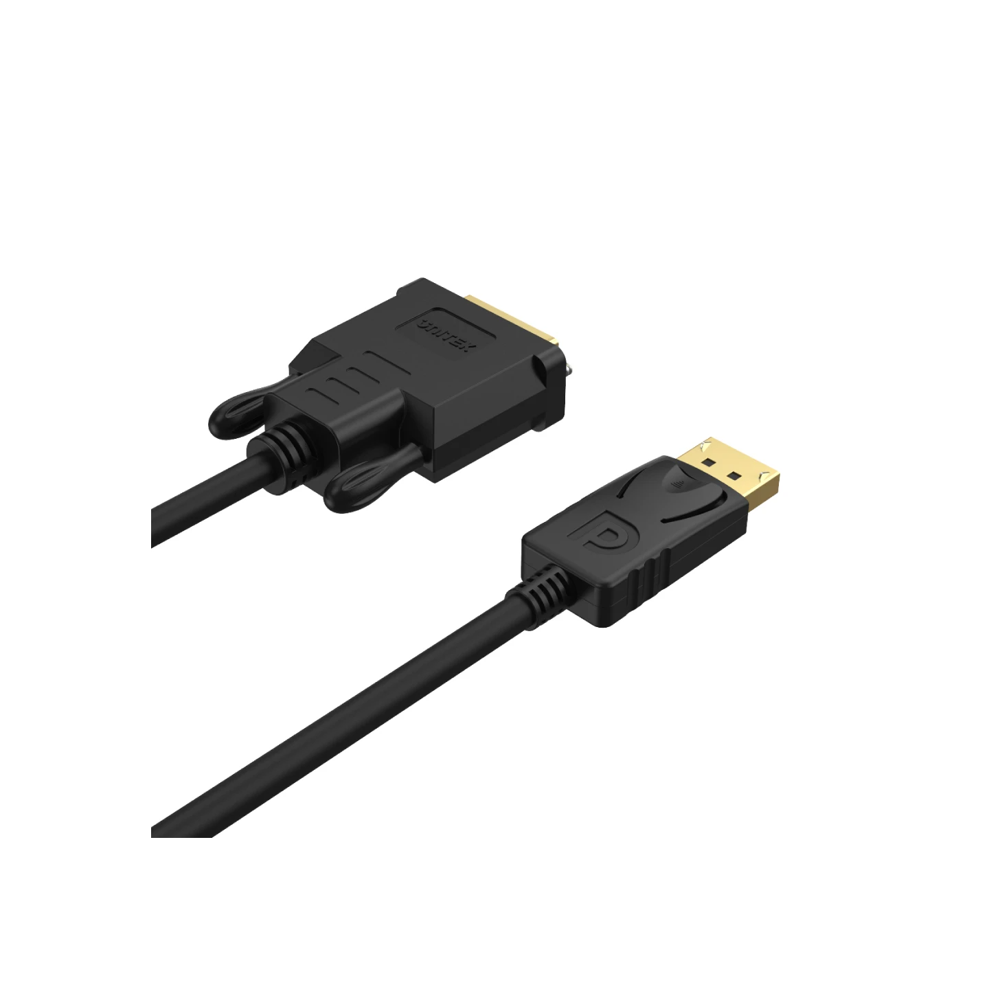 Unitek Displayport to DVI Cable - Y-5118BA - Displayport to DVI Cable 1.8m Black Gold Plated