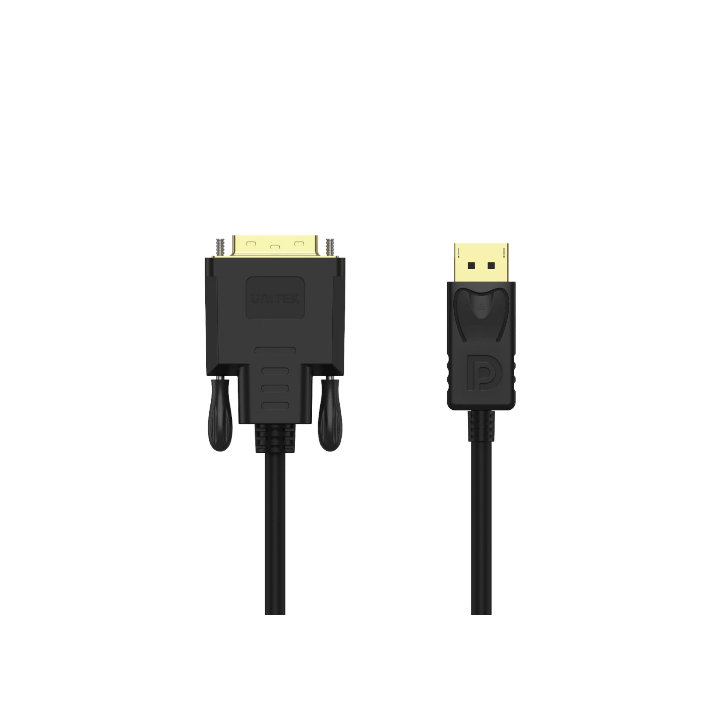 Unitek Displayport to DVI Cable - Y-5118BA - Displayport to DVI Cable 1.8m Black Gold Plated