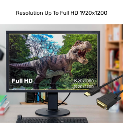 Buy Unitek Displayport to DVI Cable - Y-5118BA - Displayport to DVI Cable 1.8m B... in Cyprus, Nicosia, Limassol, Larnaka, Pafos