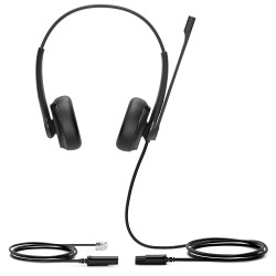 Yealink YHS34 Dual Wideband Wired Headset RJ9 QD - Noise Cancelling (Boxed) — Buy in Cyprus with Fast Delivery
