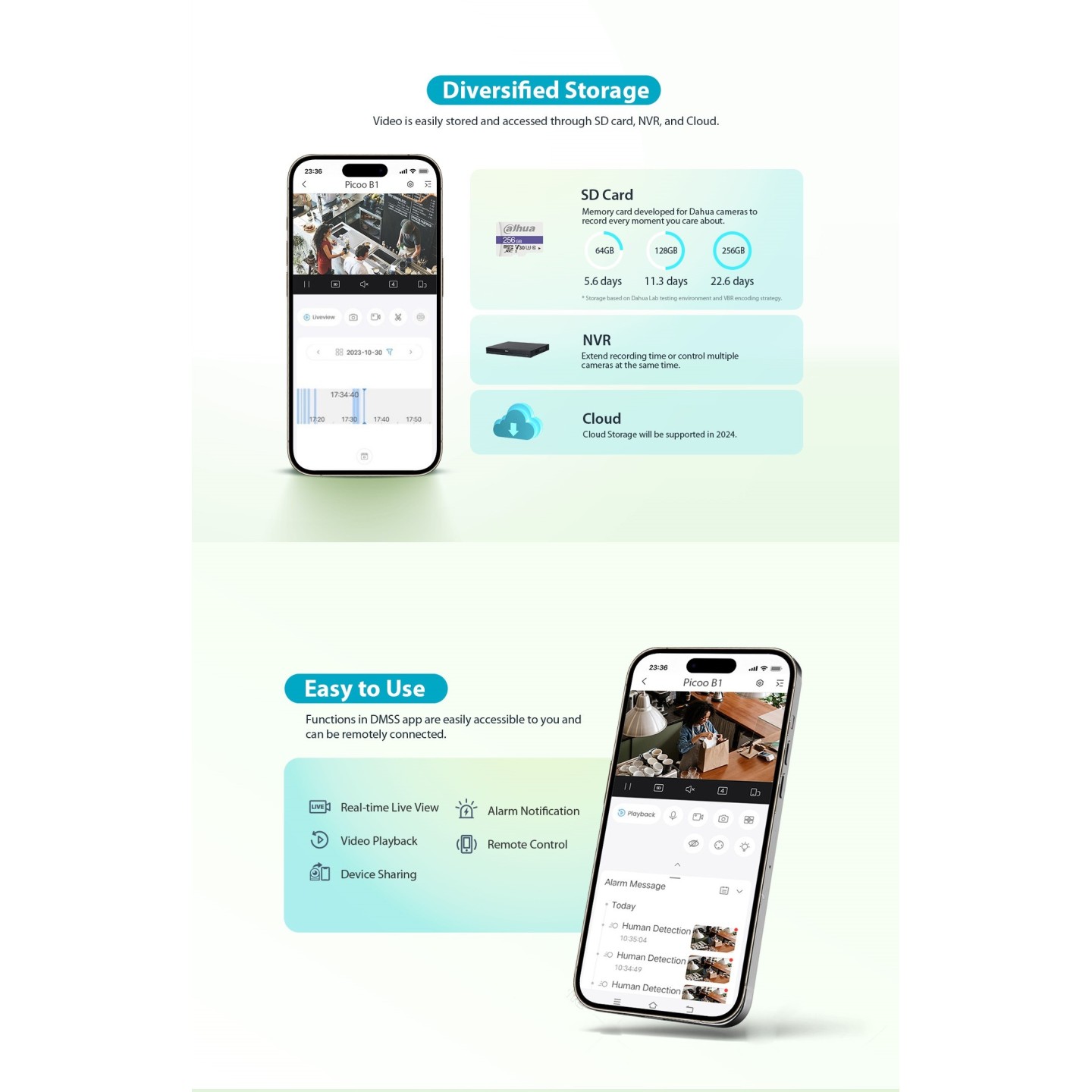 Dahua IP 5.0MP 3.6mm Wifi - P5B-PV - PT Dual Illumination — Buy in Cyprus with Fast Delivery