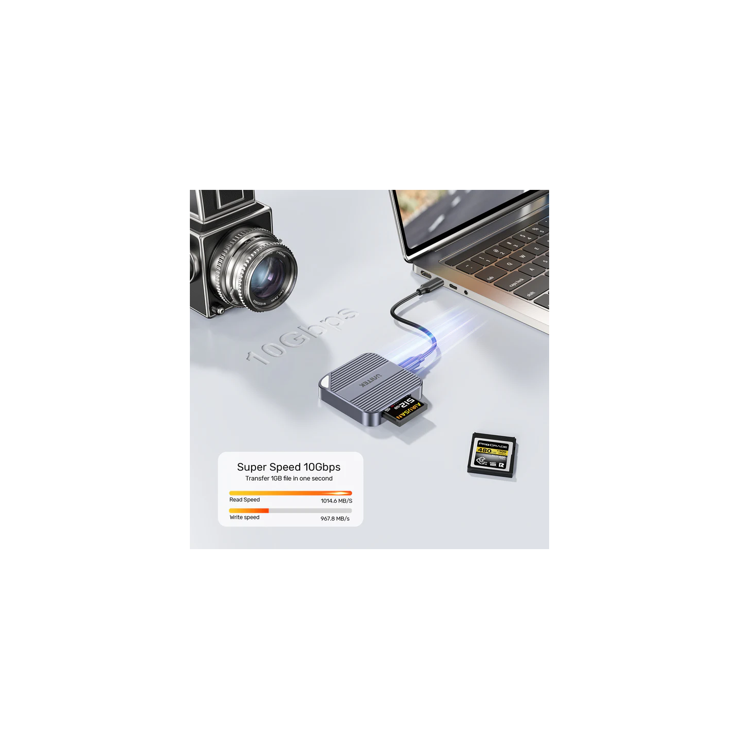 Unitek Card Reader Magnetic CF Express Type B 10Gbps - S1244B - PD100W — Buy in Cyprus with Fast Delivery