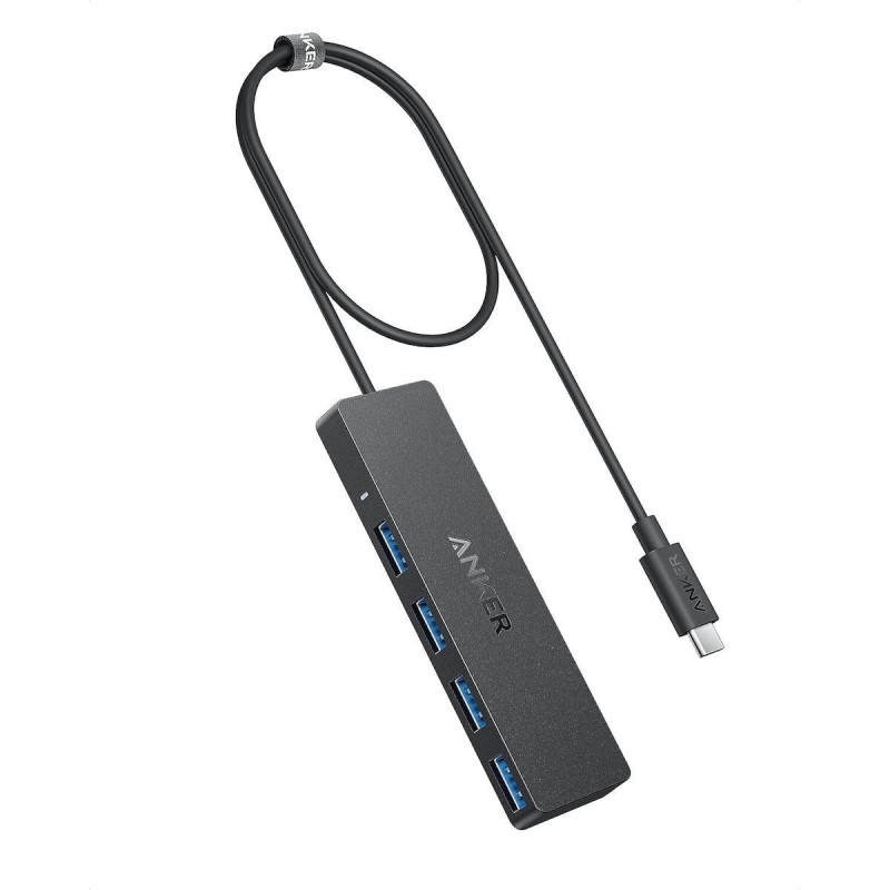 Buy Anker Work Hub USB-C 4-Ports Black - USB-C 4-Ports Black in Cyprus, Nicosia, Limassol, Larnaka, Pafos