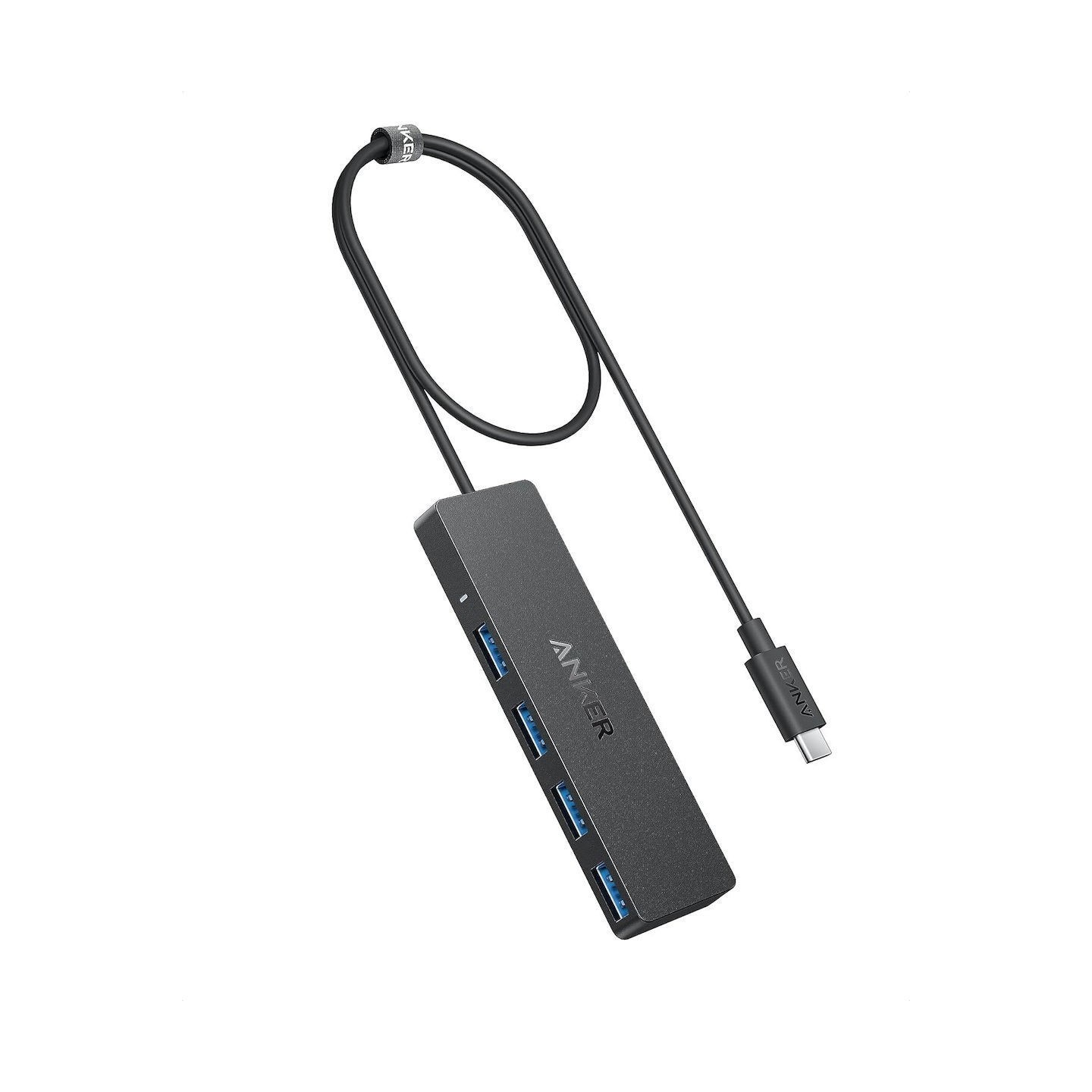 Anker Work Hub USB-C 4-Ports Black A8309G11 | 5Gbps USB Hub — Armenius Store Cyprus