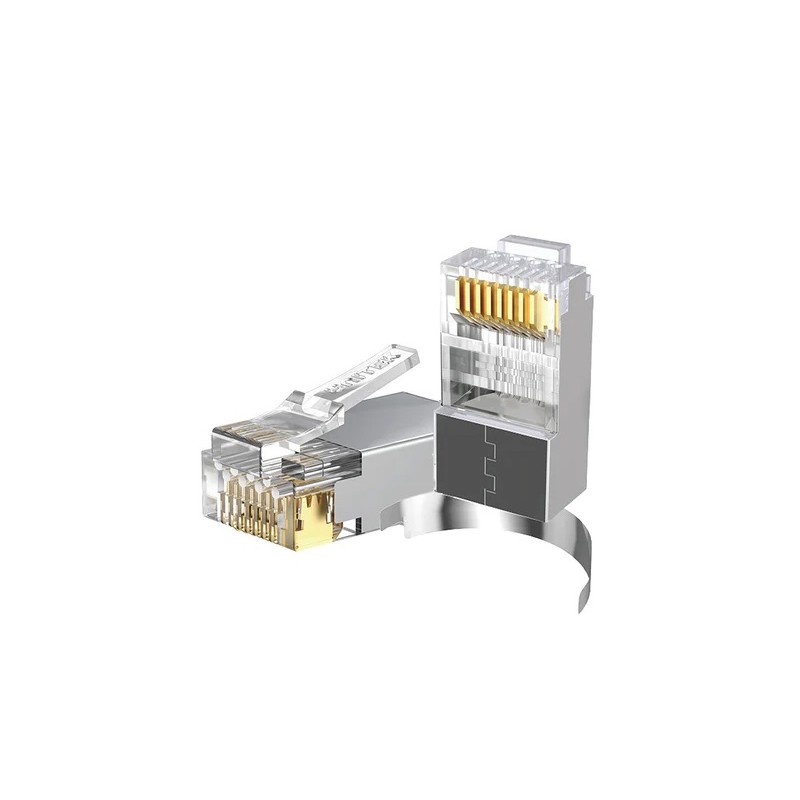 Buy Unitek Network Connector RJ45 CAT7 EZ Crimp - OT1094ATP - 50pcs in Cyprus, Nicosia, Limassol, Larnaka, Pafos