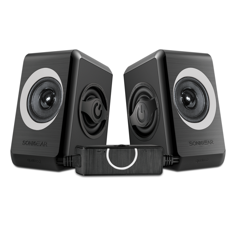 Buy Sonicgear 2.0 USB Powered PC Speakers Grey 12W - Quatro2 - 2.0 USB Powered P... in Cyprus, Nicosia, Limassol, Larnaka, Pafos