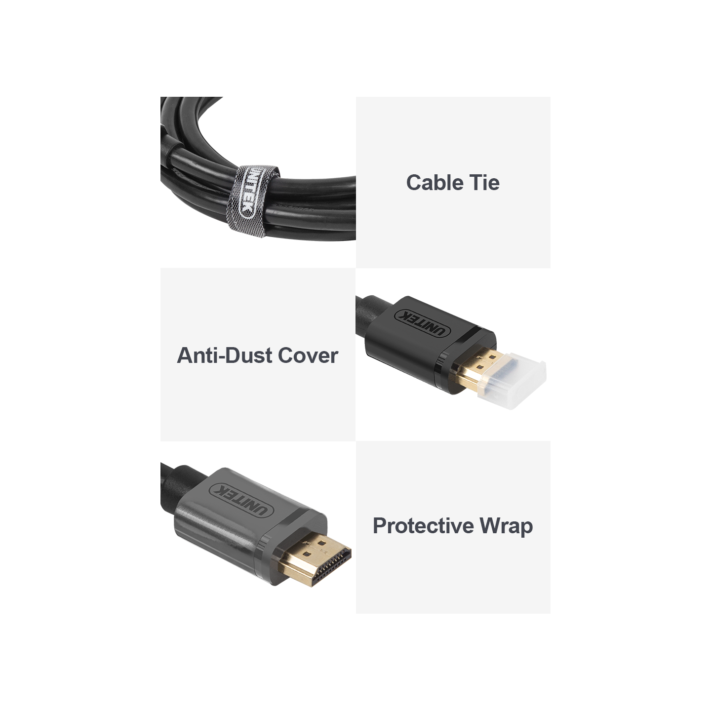 Unitek HDMI Cable - Y-C140M - Premium 100% Copper 5.0m — Buy in Cyprus with Fast Delivery