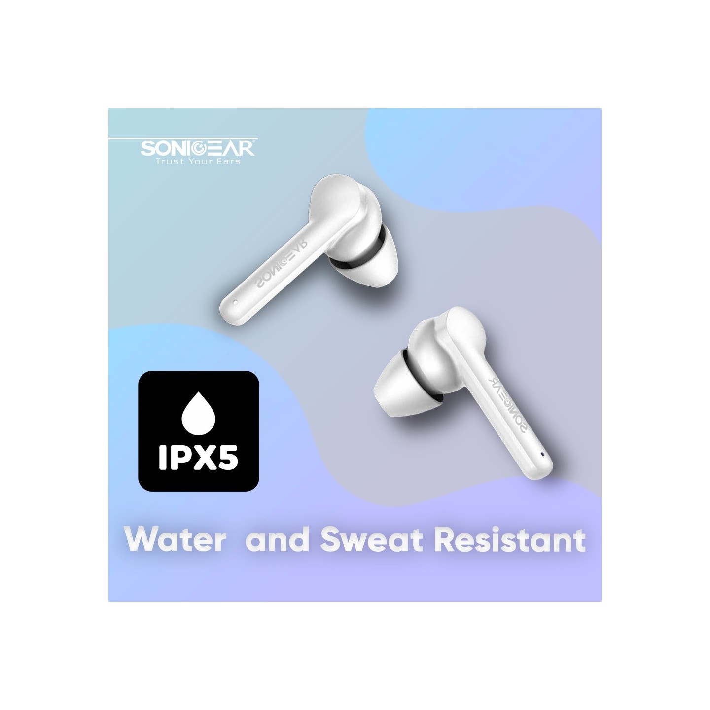 SonicGear EARPUMP - TWS 5 PRO - IPX5 Earphones Black — Buy in Cyprus with Fast Delivery
