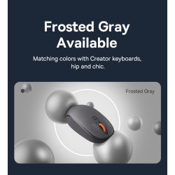 Buy Baseus Wireless Mouse - F01A - Frosted Gray in Cyprus, Nicosia, Limassol, Larnaka, Pafos