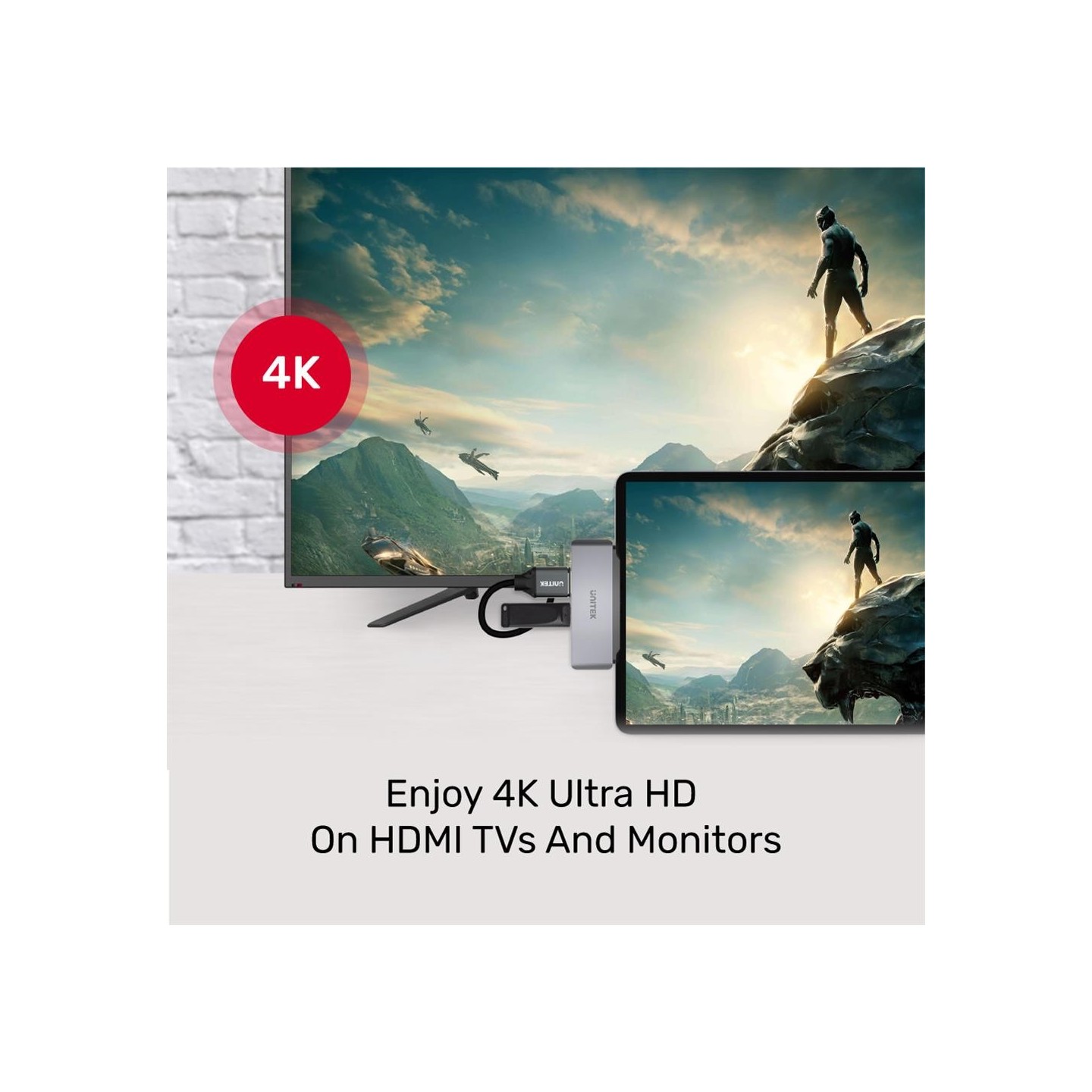 Unitek D1034A USB-C Hub 4K HDMI Audio PD for iPad Pro — Armenius Store Cyprus