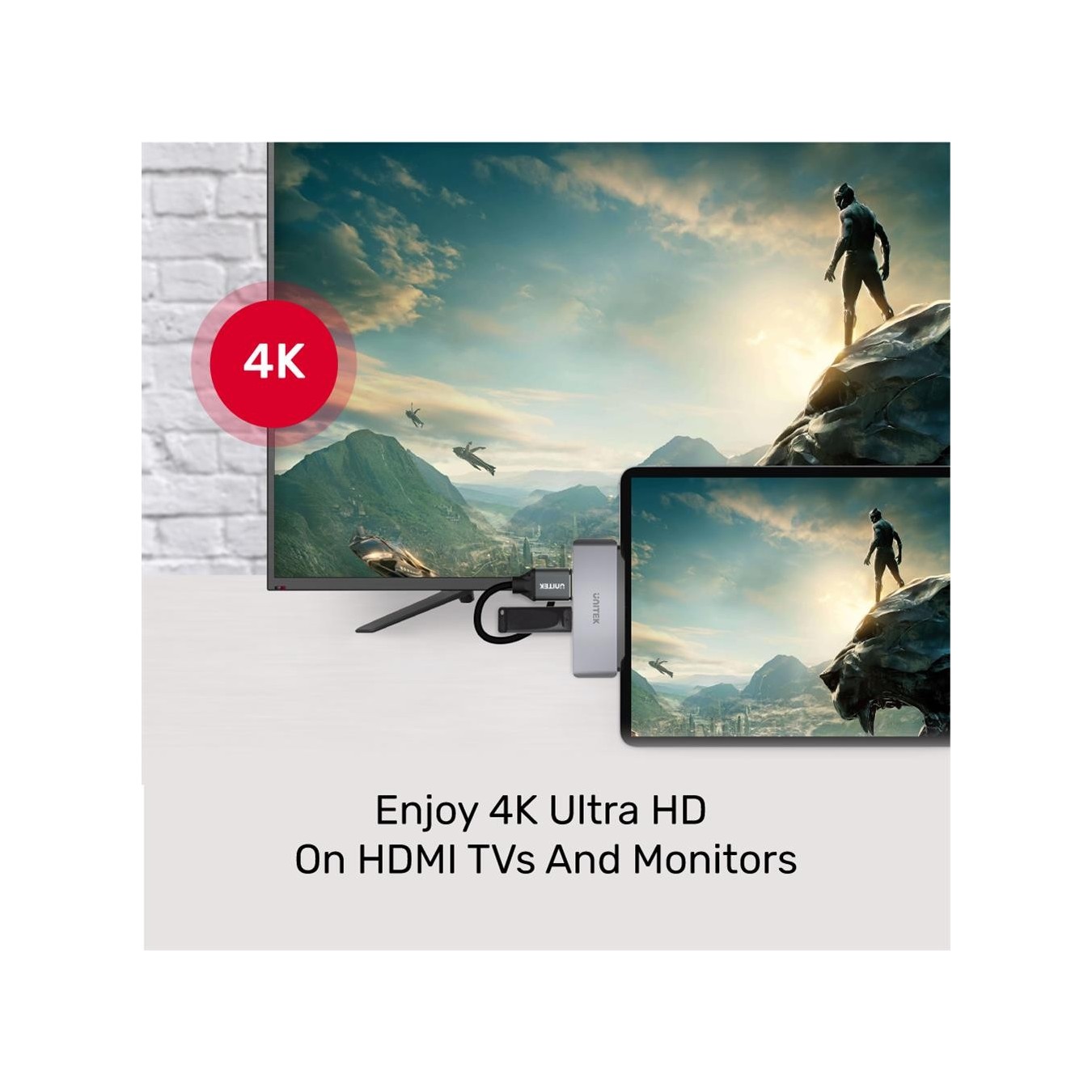 Unitek D1034A Type-C Hub – 4K HDMI 60W PD | Armenius Store