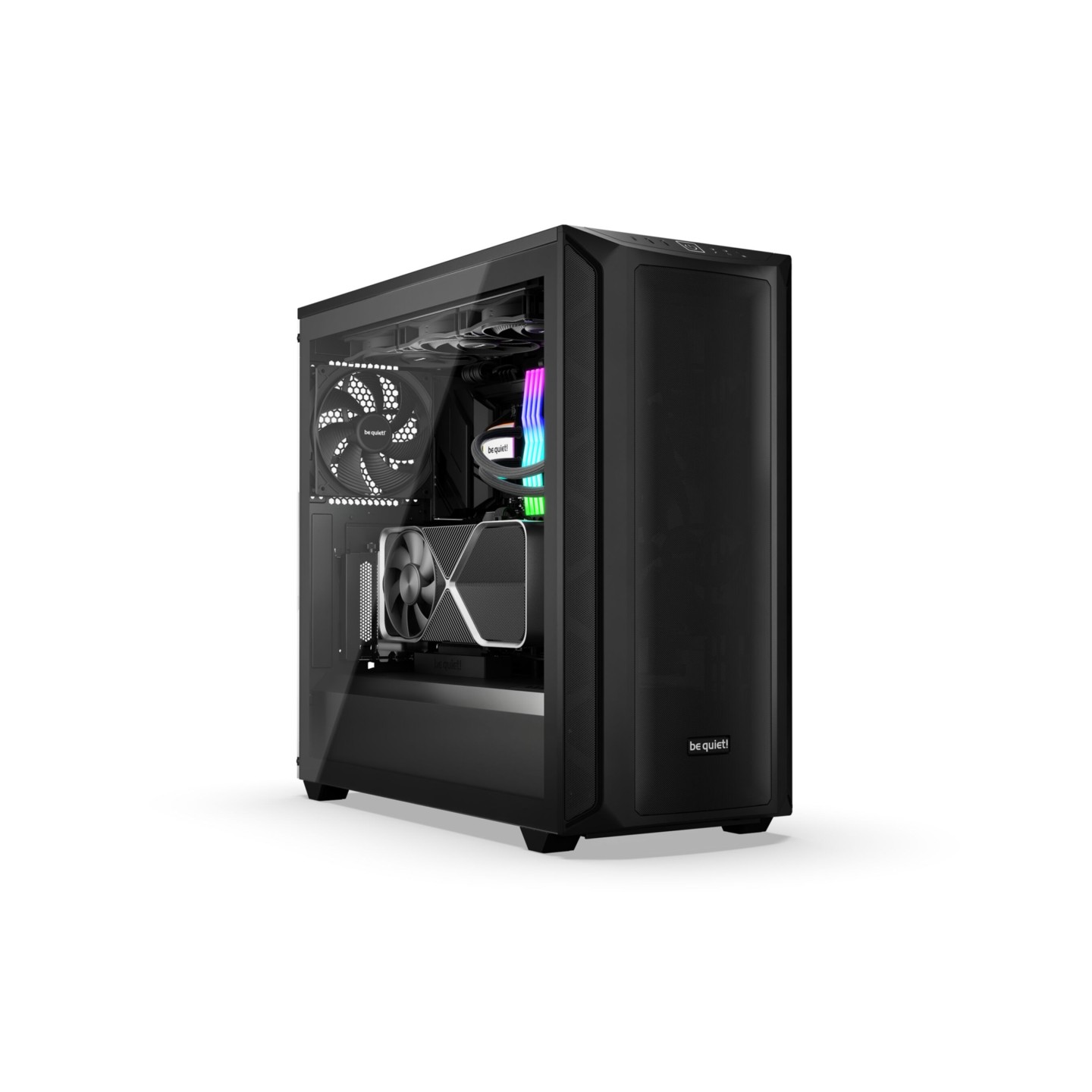 be quiet! Shadow Base 800 Mid-Tower PC Case - Black, Tempered Glass, E-ATX Support, USB-C — Buy in Cyprus with Fast Delivery