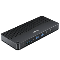 Unitek D1104A USB-C 13-in-1 8K Triple 4K Dock Station 100W PD 2.5G LAN — Armenius Store Cyprus