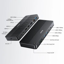 Unitek D1104A USB-C 13-in-1 Docking Station – 8K@30Hz, 100W PD | Armenius Store