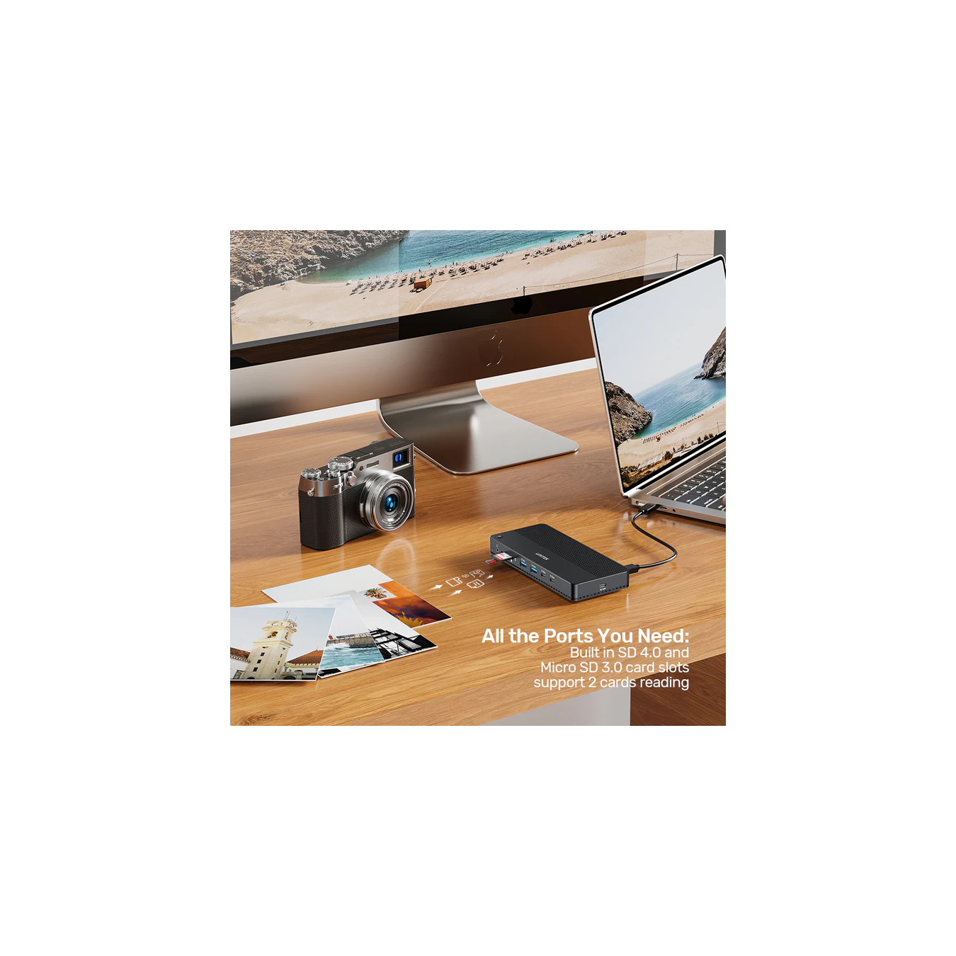 Unitek D1104A USB-C 13-in-1 Docking Station – 8K@30Hz, 100W PD | Armenius Store