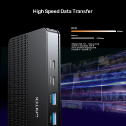 Buy Unitek D1104A USB-C 13in1 8K Triple Display Docking Station USB3.2 & 2.5G Lan in Cyprus, Nicosia, Limassol, Larnaka, Pafos