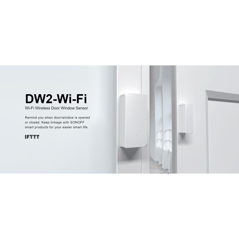 Buy Sonoff Door & Window Alarm Sensor - DW2 - WiFi in Cyprus, Nicosia, Limassol, Larnaka, Pafos