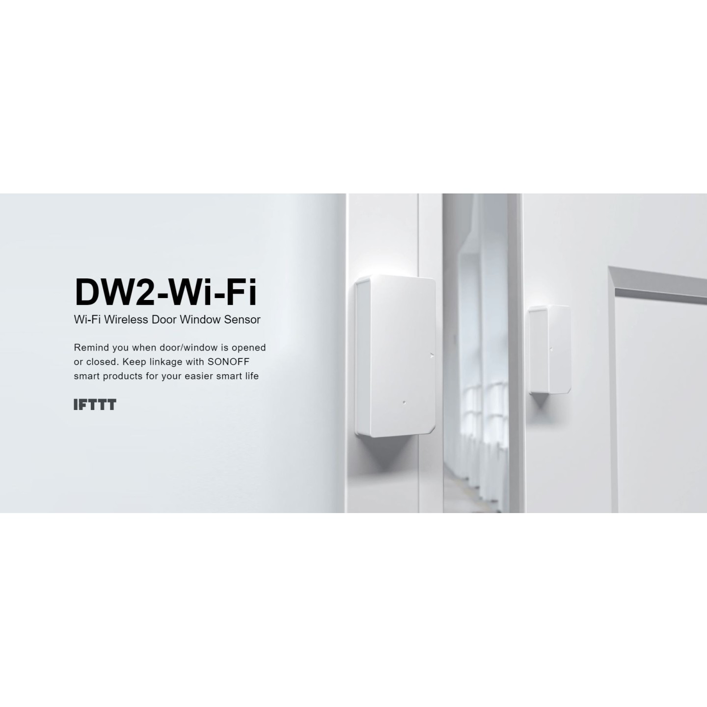Sonoff Door & Window Alarm Sensor - DW2 - WiFi — Buy in Cyprus with Fast Delivery