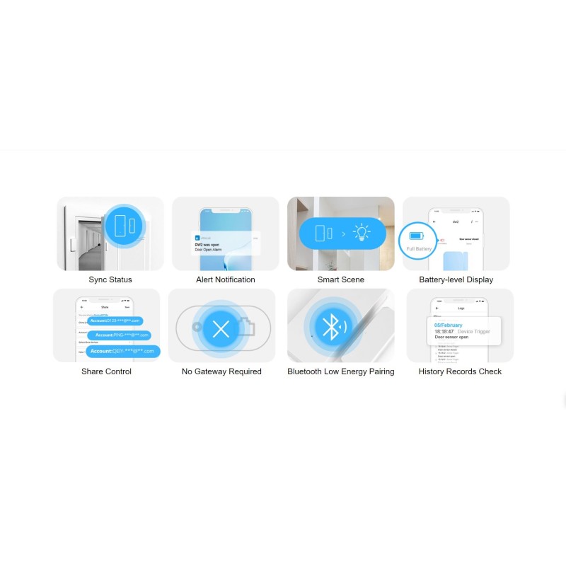 Buy Sonoff Door & Window Alarm Sensor - DW2 - WiFi in Cyprus, Nicosia, Limassol, Larnaka, Pafos