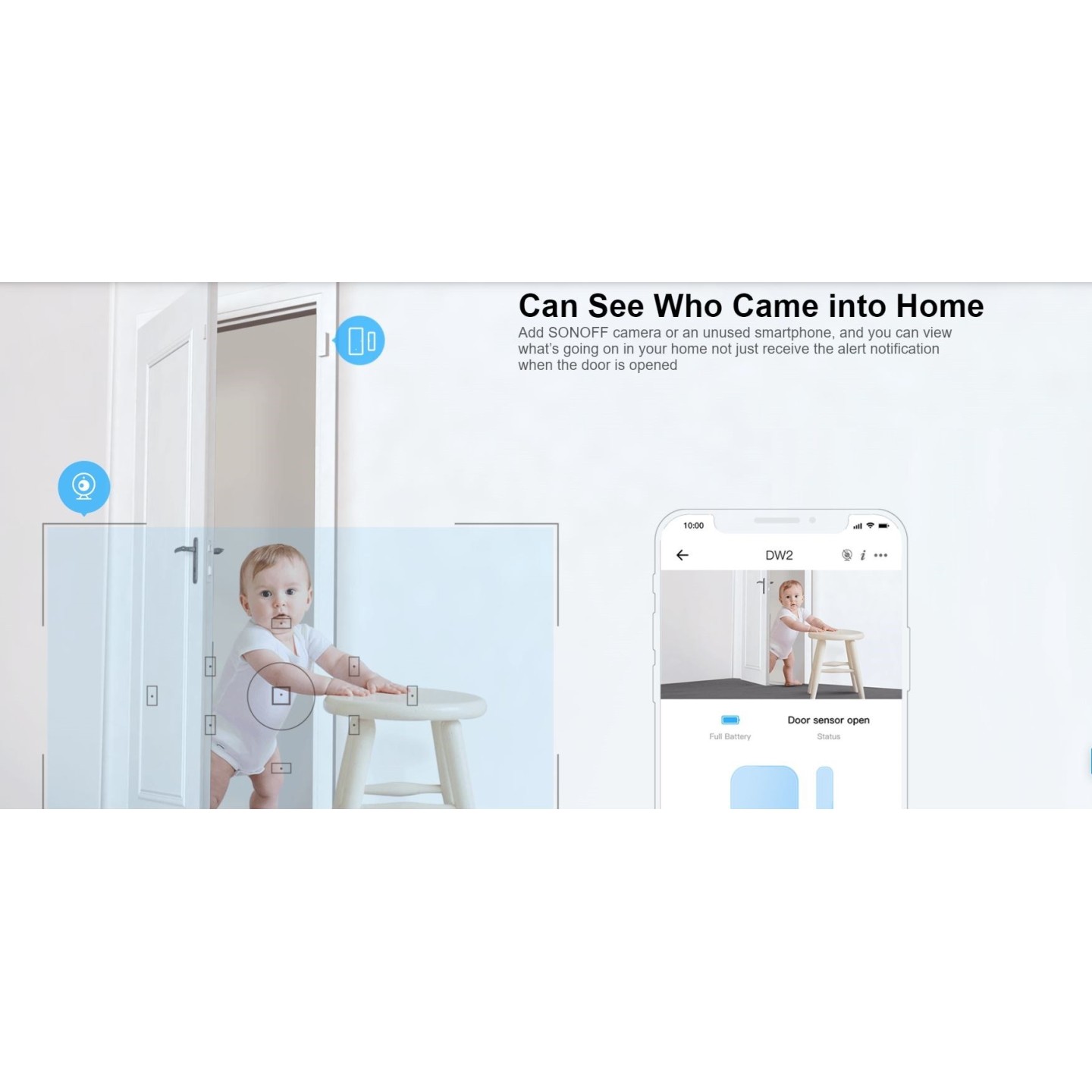 Sonoff Door & Window Alarm Sensor - DW2 - WiFi — Buy in Cyprus with Fast Delivery