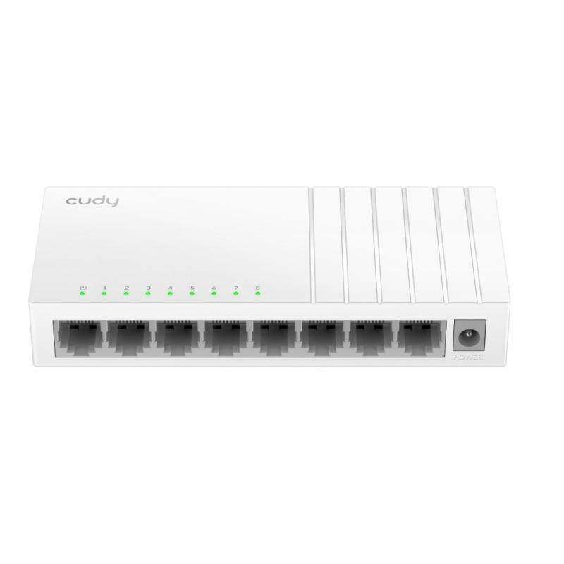 Buy Cudy Switch Fast Ethernet 8-Ports Desktop - FS108D - with UK Plug in Cyprus, Nicosia, Limassol, Larnaka, Pafos