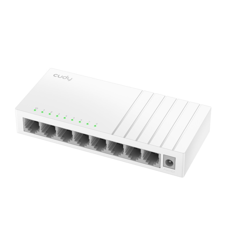 Buy Cudy Switch Fast Ethernet 8-Ports Desktop - FS108D - with UK Plug in Cyprus, Nicosia, Limassol, Larnaka, Pafos