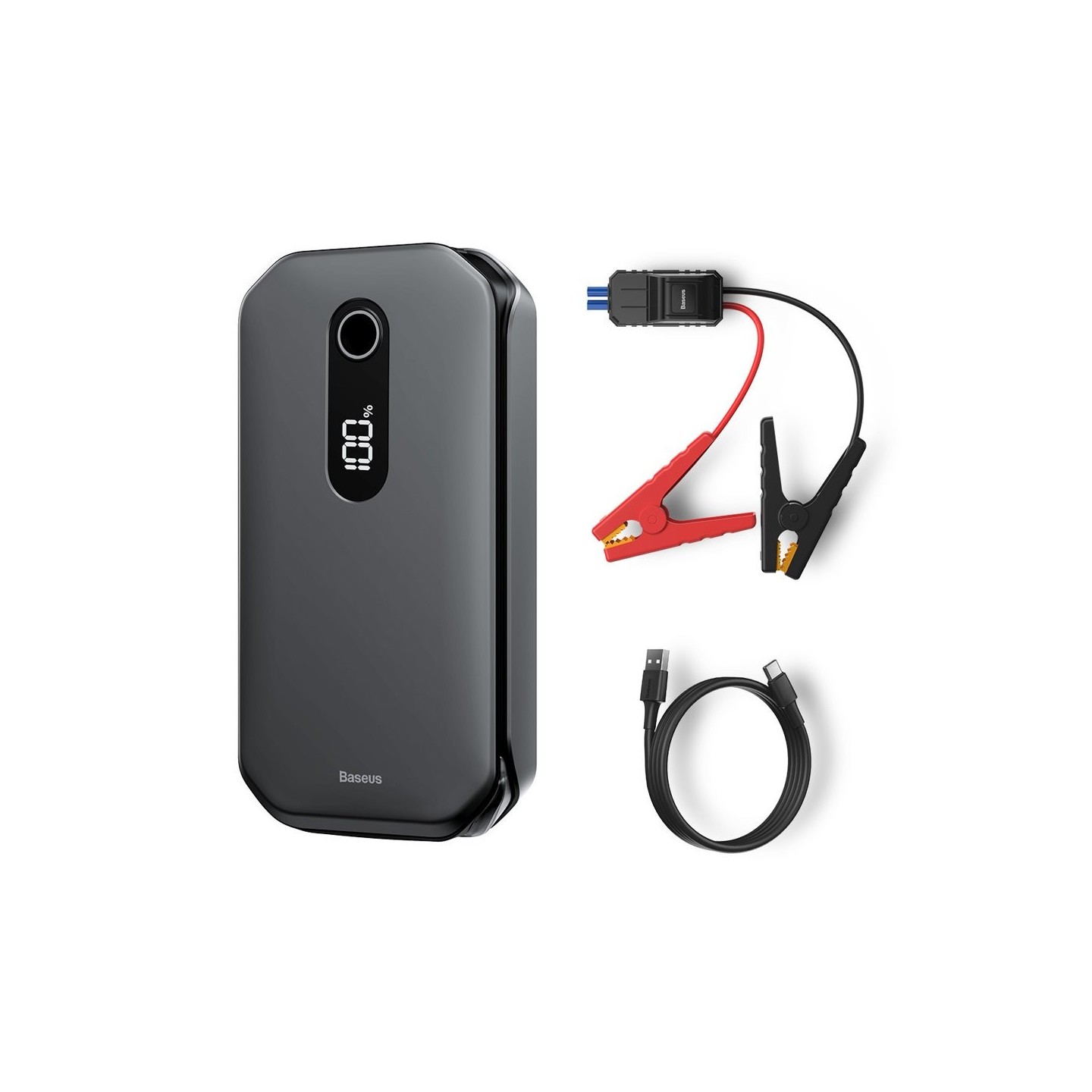 Baseus Car Jump Start Booster & Powerbank - 12V6L - 12000mAh — Buy in Cyprus with Fast Delivery