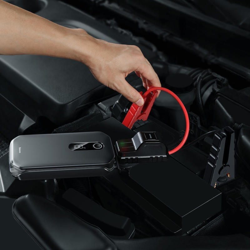 Buy Baseus Car Jump Start Booster & Powerbank - 12V6L - 12000mAh in Cyprus, Nicosia, Limassol, Larnaka, Pafos