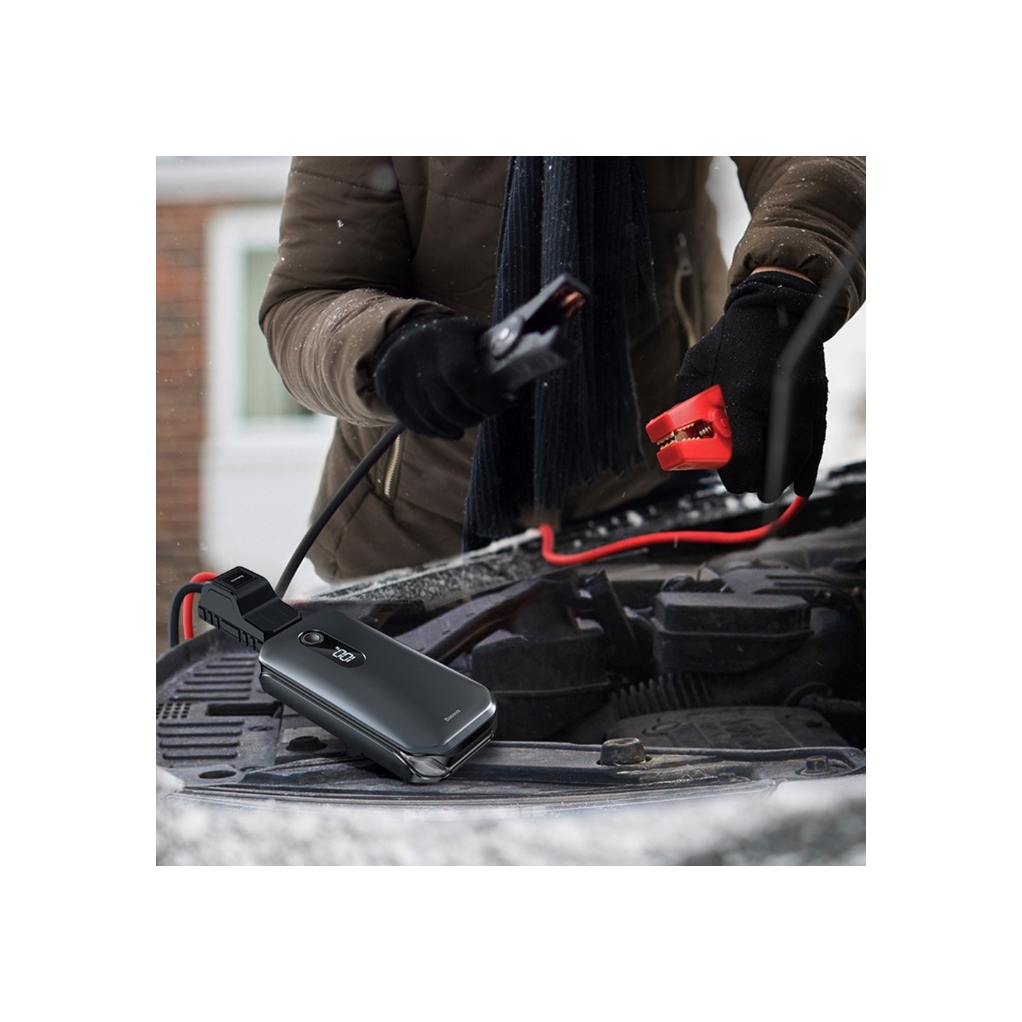 Baseus Car Jump Start Booster & Powerbank - 12V6L - 12000mAh — Buy in Cyprus with Fast Delivery