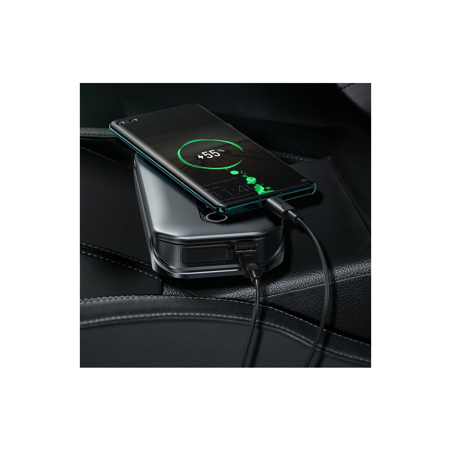 Baseus Car Jump Start Booster & Powerbank - 12V6L - 12000mAh — Buy in Cyprus with Fast Delivery