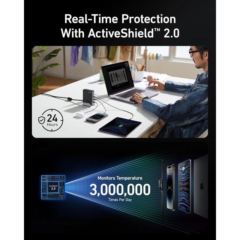 Buy Anker Mobile Charger Wall 240W PRIME - 749 - Black in Cyprus, Nicosia, Limassol, Larnaka, Pafos