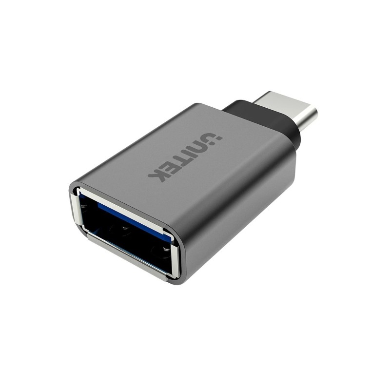 Buy Unitek USB-A Female to USB-C Male 5Gbps Adaptor Gray - Y-A025CGY - USB-A to ... in Cyprus, Nicosia, Limassol, Larnaka, Pafos