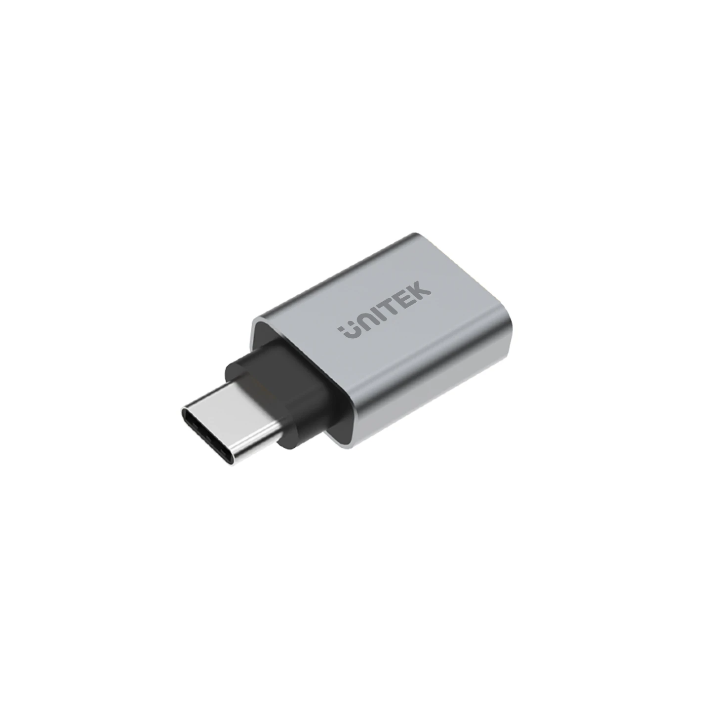 Unitek USB-A Female to USB-C Male 5Gbps Adaptor Gray - Y-A025CGY - USB-A to USB-C Adaptor, 5Gbps, Gray