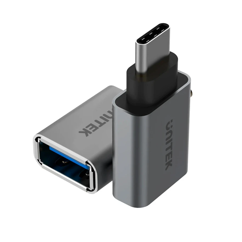 Buy Unitek USB-A Female to USB-C Male 5Gbps Adaptor Gray - Y-A025CGY - USB-A to ... in Cyprus, Nicosia, Limassol, Larnaka, Pafos