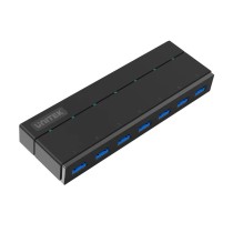Unitek Y-3184 7-Port USB 3.0 Hub – 5Gbps 12V/3A PSU | Armenius Store