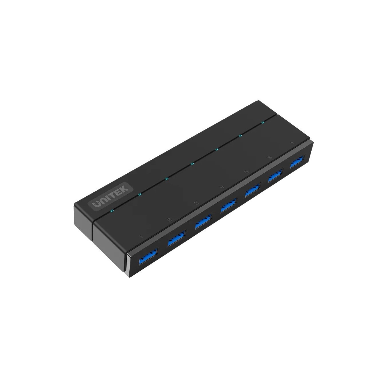 Unitek Y-3184 7-Port USB 3.0 Hub – 5Gbps 12V/3A PSU | Armenius Store